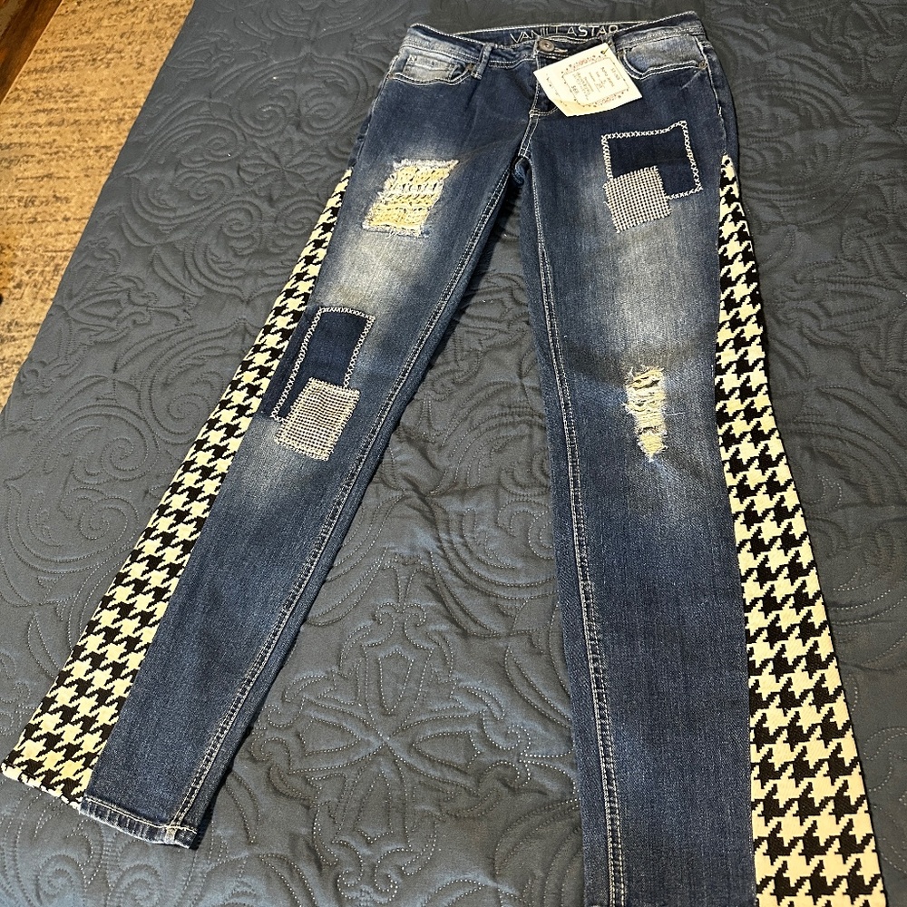 Leopard Boho Jeans